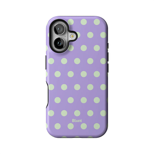 Lavender Mint Polka iPhone Case gallery - Iphone_16_Iphone_1