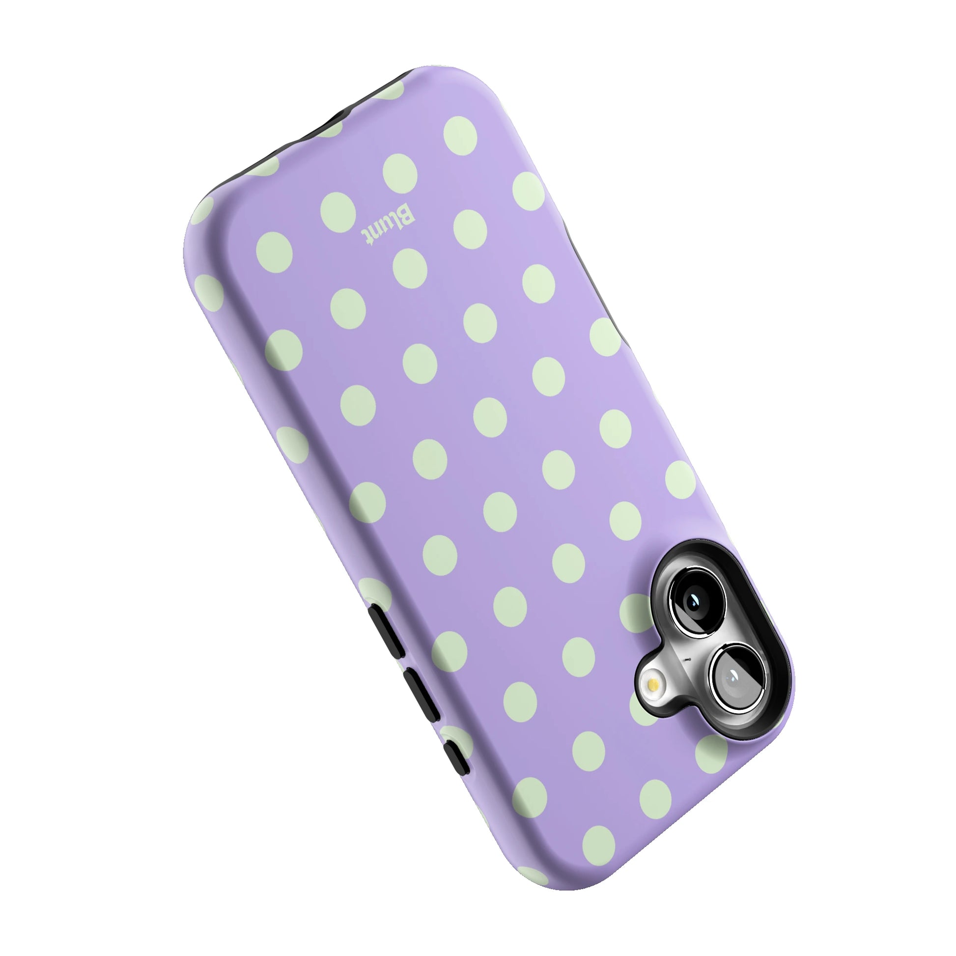 Lavender Mint Polka iPhone Case gallery - Iphone_16_Iphone_5