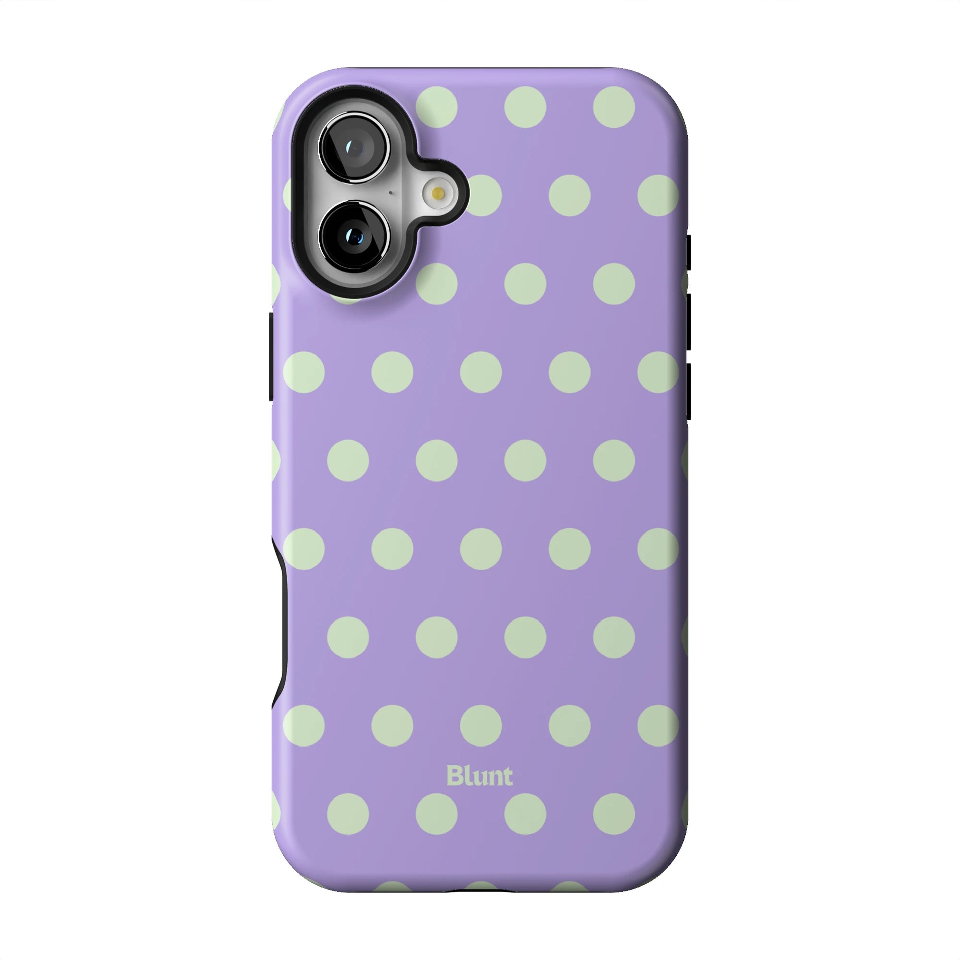 Lavender Mint Polka iPhone Case gallery - Iphone_16_Mini_Air_Plus_1