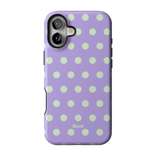 Lavender Mint Polka iPhone Case gallery - Iphone_16_Mini_Air_Plus_1