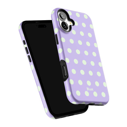 Lavender Mint Polka iPhone Case gallery - Iphone_16_Mini_Air_Plus_6