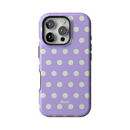 Lavender Mint Polka iPhone Case gallery - Iphone_16_Pro_1