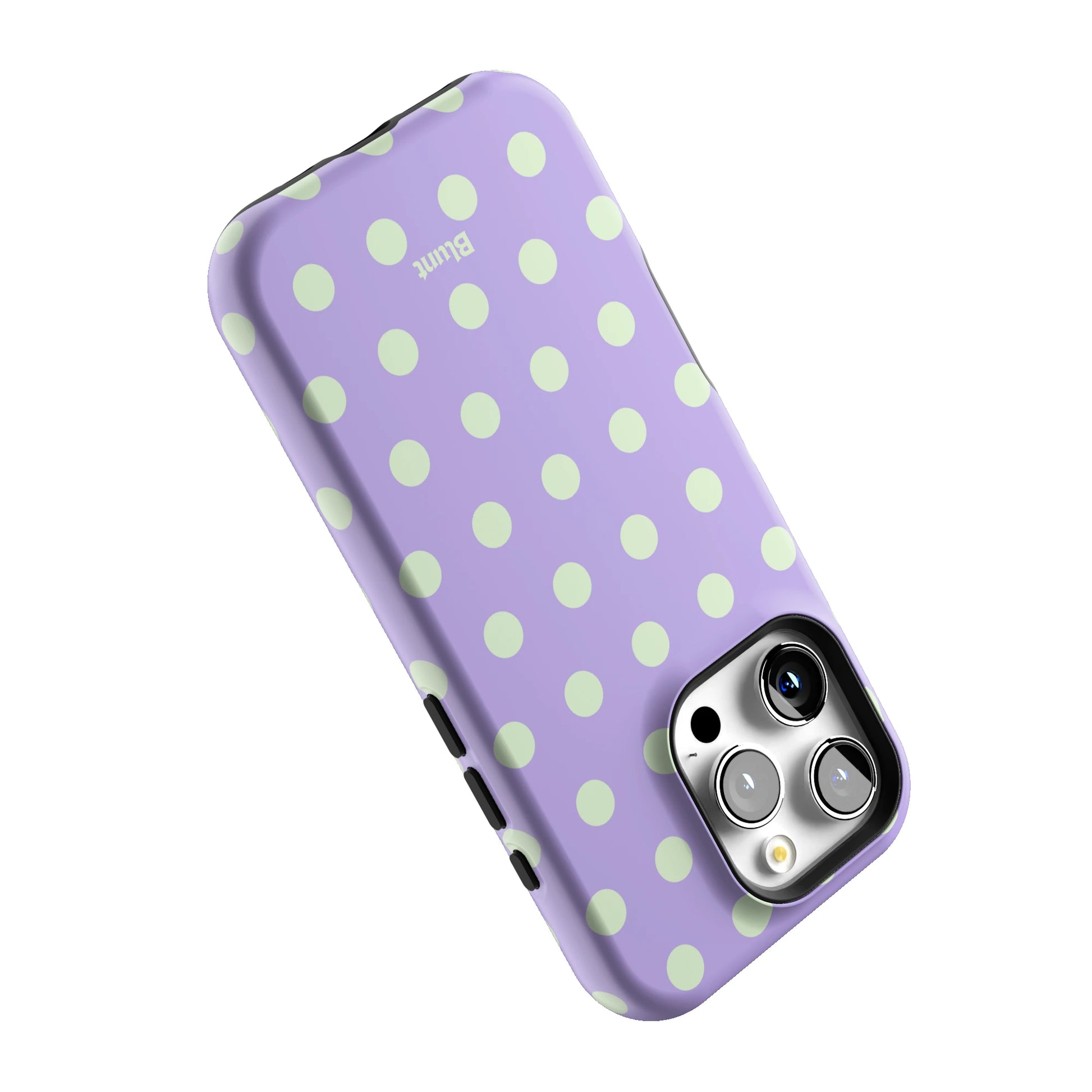 Lavender Mint Polka iPhone Case gallery - Iphone_16_Pro_5