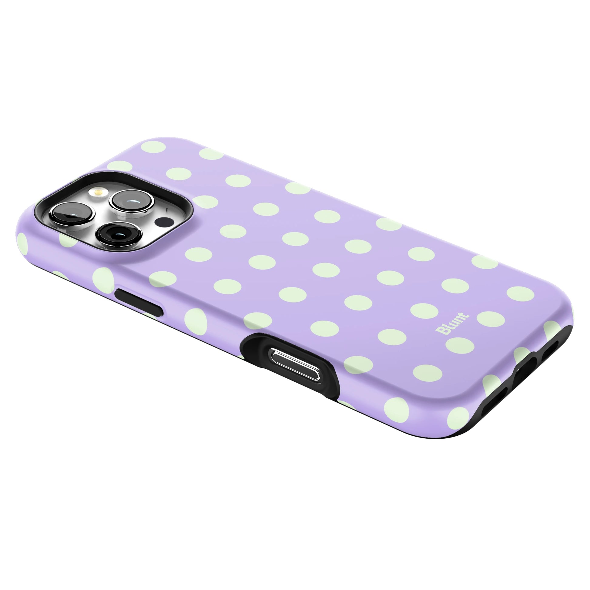 Lavender Mint Polka iPhone Case gallery - Iphone_16_Pro_Max_2