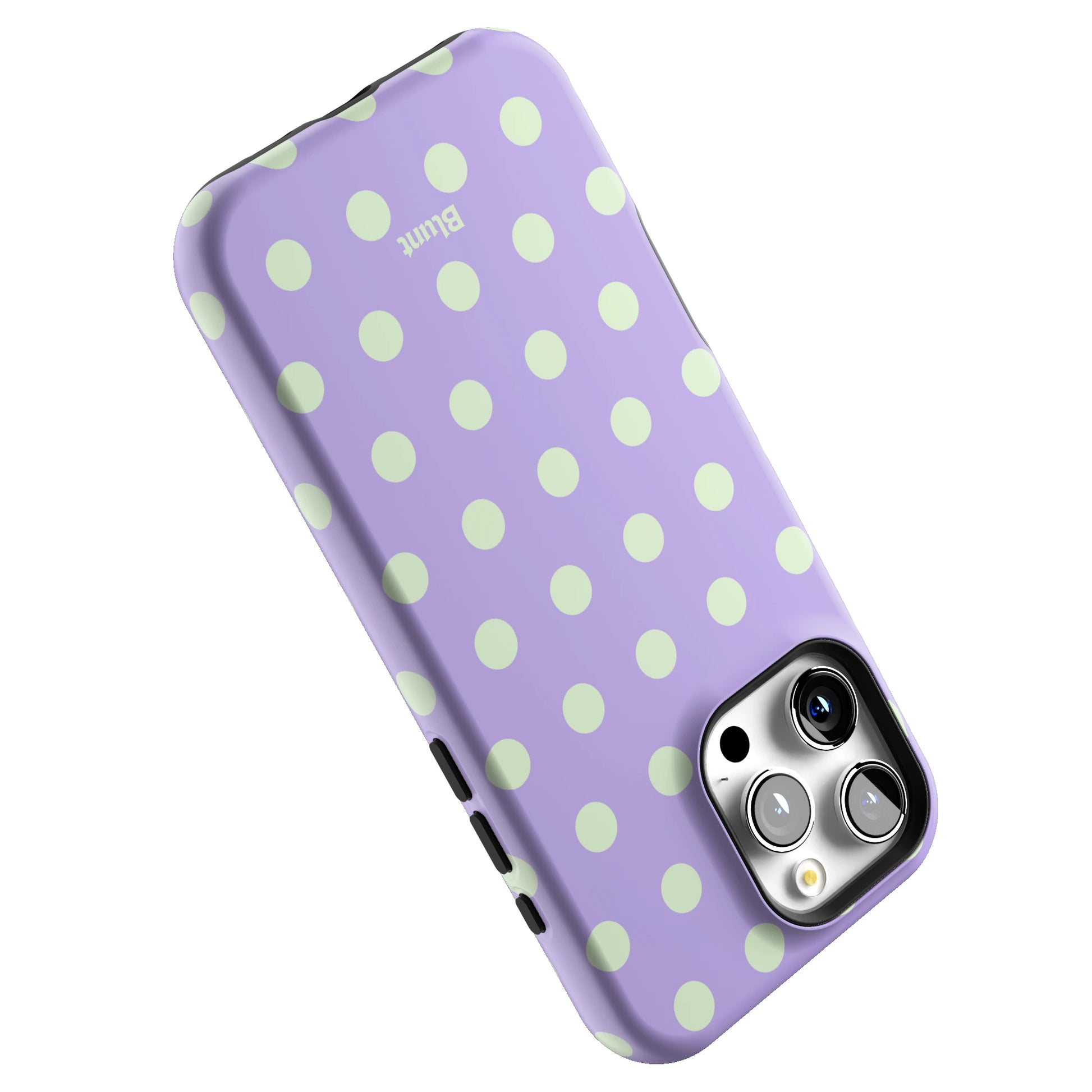 Lavender Mint Polka iPhone Case gallery - Iphone_16_Pro_Max_5