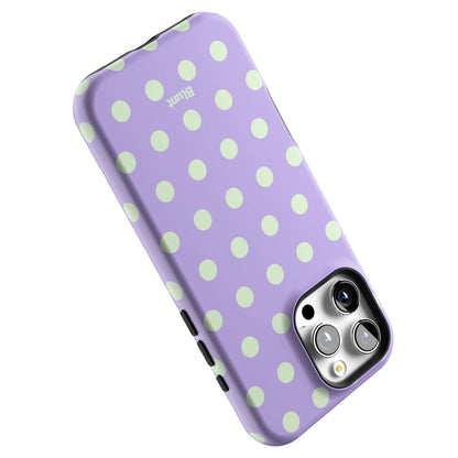 Lavender Mint Polka iPhone Case gallery - Iphone_16_Pro_Max_5