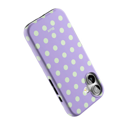 Lavender Mint Polka iPhone Case gallery - Iphone_17_Iphone_5