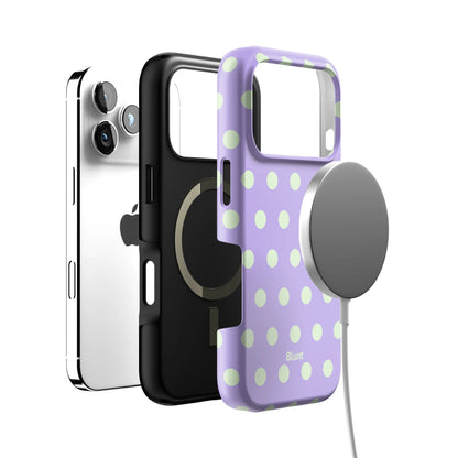 Lavender Mint Polka iPhone Case gallery - Iphone_17_Pro_4