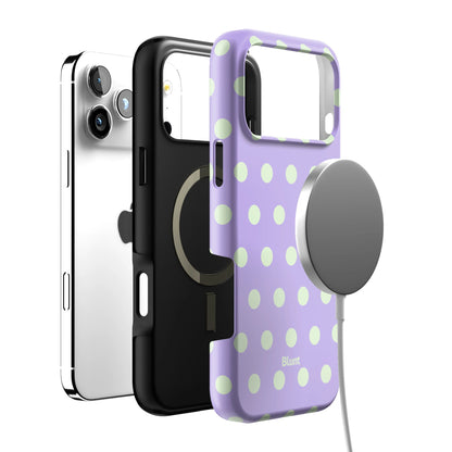 Lavender Mint Polka iPhone Case gallery - Iphone_17_Pro_Max_4