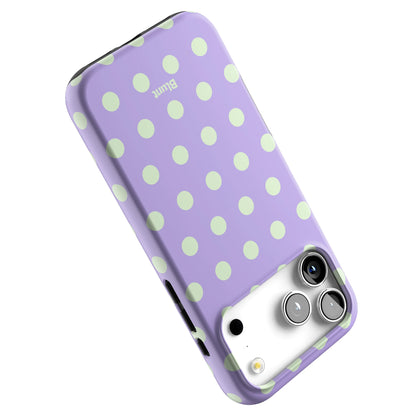Lavender Mint Polka iPhone Case gallery - Iphone_17_Pro_Max_5
