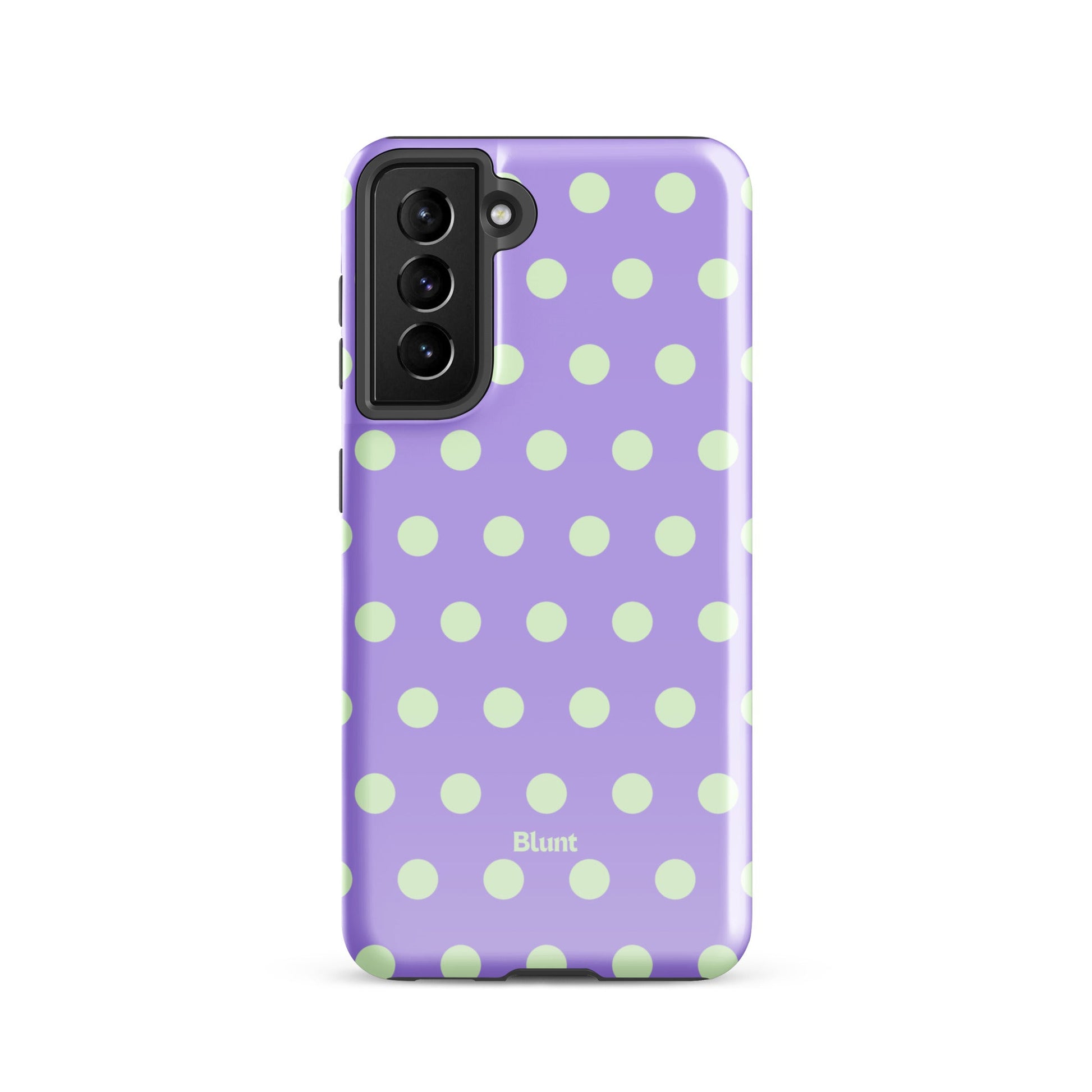 Lavender Mint Polka Samsung Case - Blunt Cases