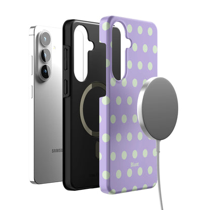 Lavender-Mint-Polka-Samsung-Case-samsung-case-Galaxy S26 Plus-4