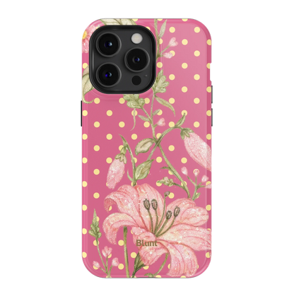 Cherry Blossom Dot iPhone Case
