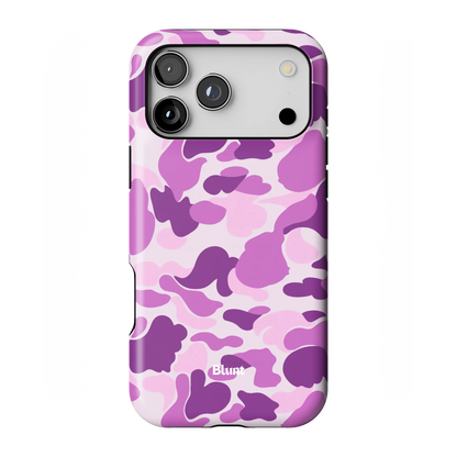 Purple Camo iPhone Case