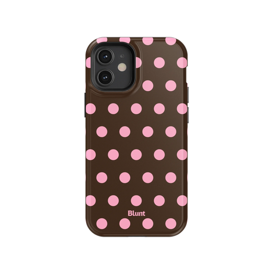 Chocolate Polka iPhone Case