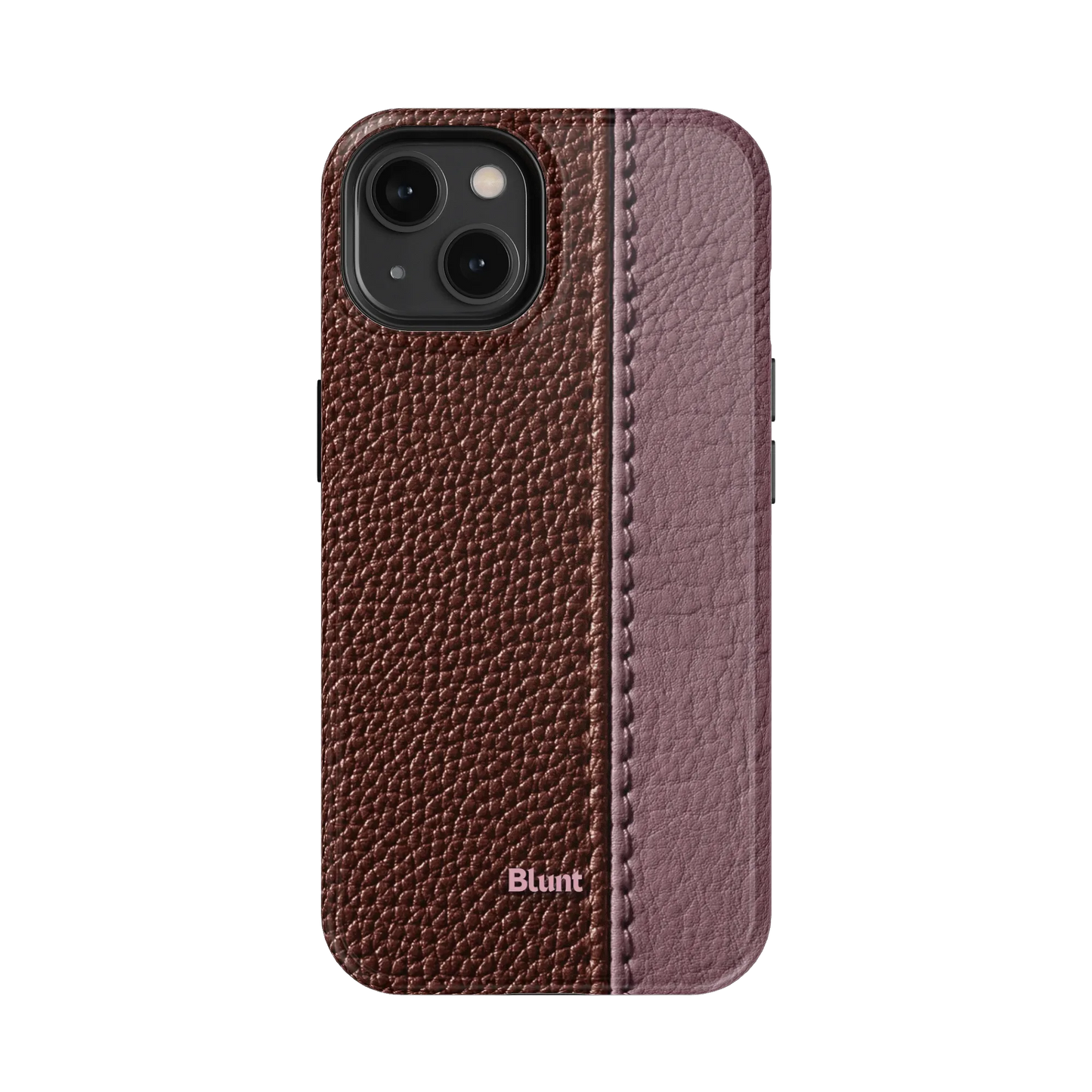 Maroon Grain iPhone Case