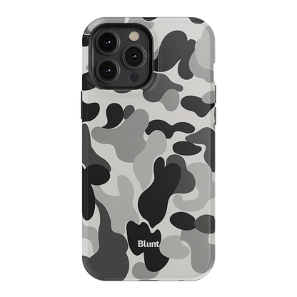 Grey Camo iPhone Case