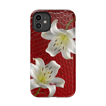 Crimson Lily iPhone Case