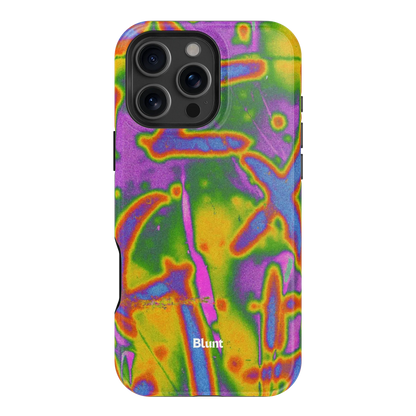 Neon Terrain iPhone Case
