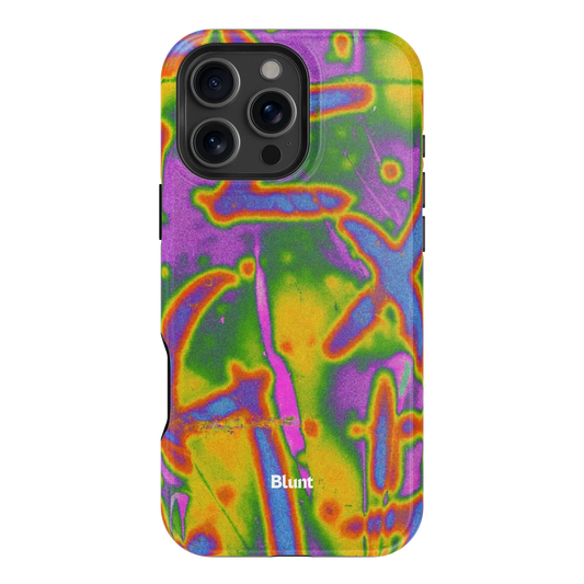 Neon Terrain iPhone Case