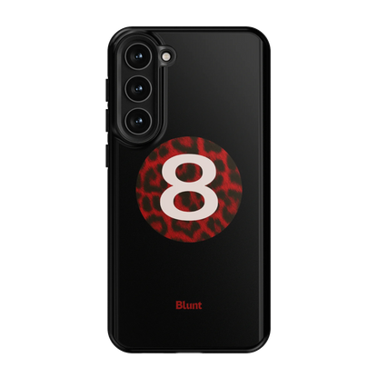 Red Cheetah Magic 8 Samsung Case