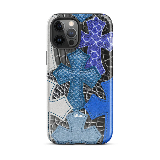 Leather Cross iPhone Case - Blunt Cases