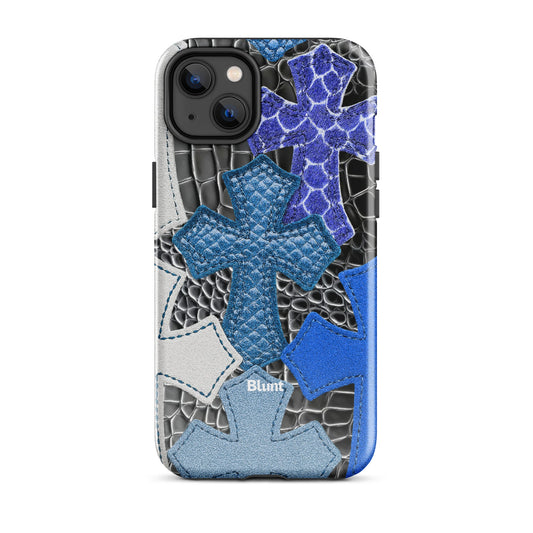 Leather Cross iPhone Case - Blunt Cases