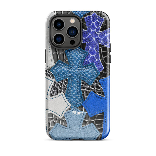 Leather Cross iPhone Case - Blunt Cases