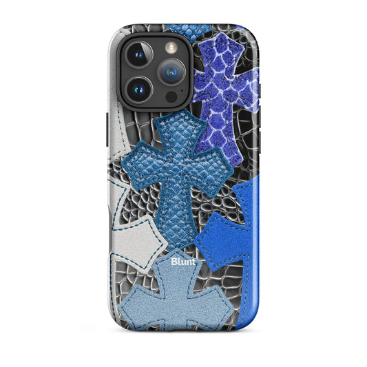 Leather Cross iPhone Case - Blunt Cases