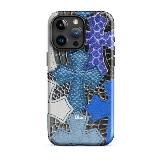 Leather Cross iPhone Case - Blunt Cases