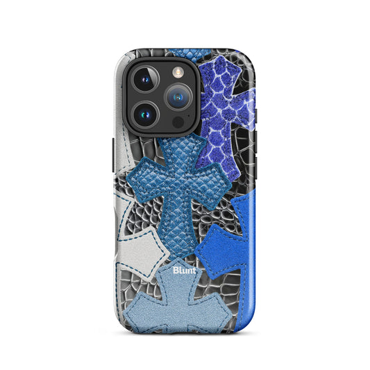 Leather Cross iPhone Case - Blunt Cases