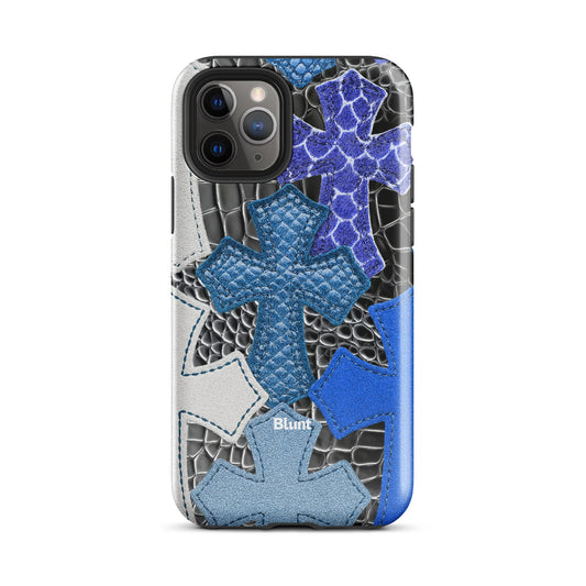 Leather Cross iPhone Case - Blunt Cases