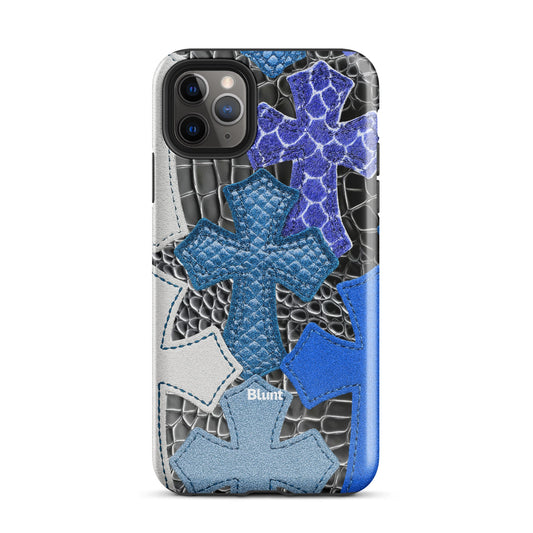 Leather Cross iPhone Case - Blunt Cases
