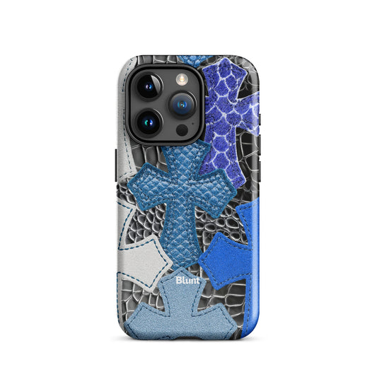 Leather Cross iPhone Case - Blunt Cases