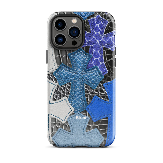 Leather Cross iPhone Case - Blunt Cases