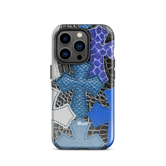 Leather Cross iPhone Case - Blunt Cases