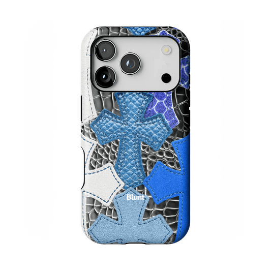 Leather Cross iPhone Case - Blunt Cases