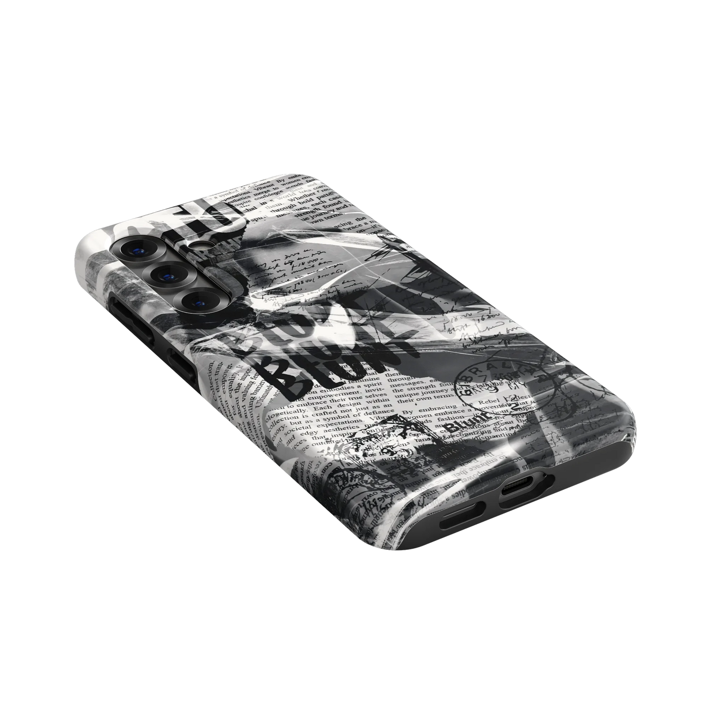 Black Love Letter Samsung Case