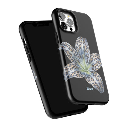 Blue-Leopard-Bloom-iphone-case-iPhone 12 Pro Max-5
