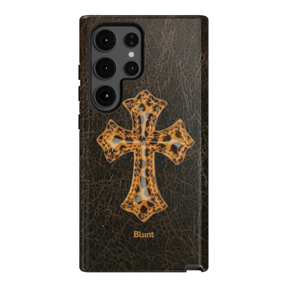 Golden Celine Samsung Case