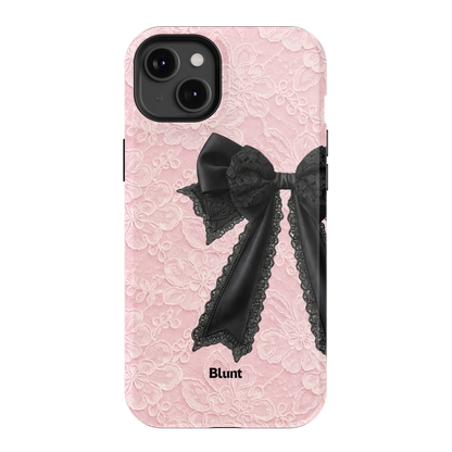Blushed Bow iPhone Case