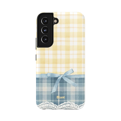 Blue-Lemonplaid-samsung-case-S22-1