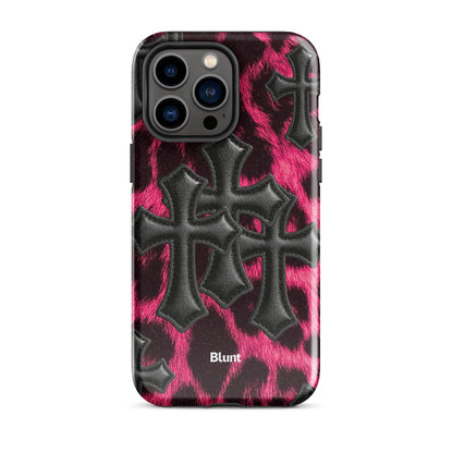 Leopard Cross iPhone Case - Blunt Cases