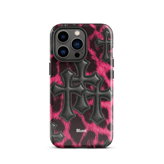 Leopard Cross iPhone Case - Blunt Cases