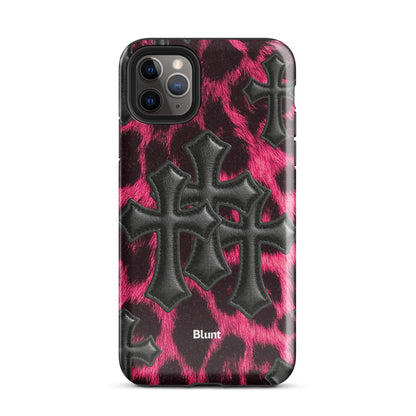 Leopard Cross iPhone Case - Blunt Cases