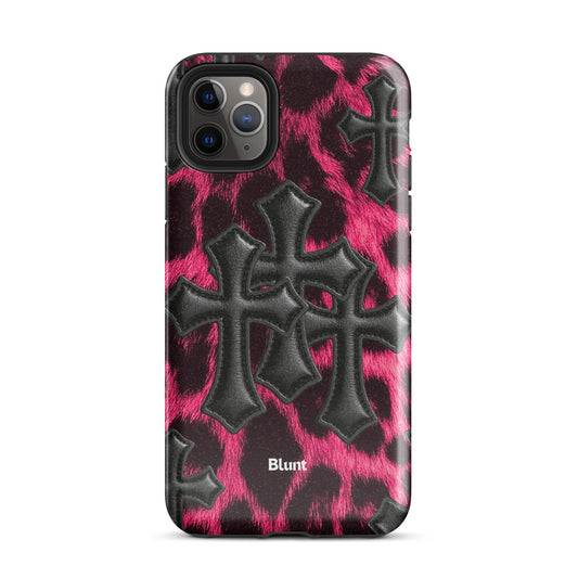 Leopard Cross iPhone Case - Blunt Cases
