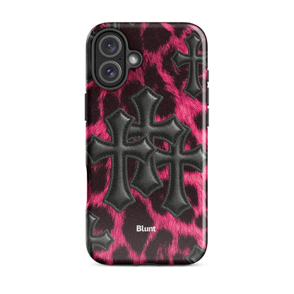 Leopard Cross iPhone Case - Blunt Cases
