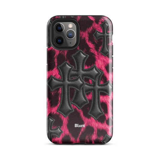 Leopard Cross iPhone Case - Blunt Cases