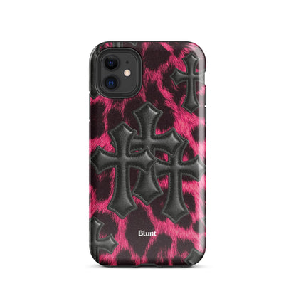 Leopard Cross iPhone Case - Blunt Cases