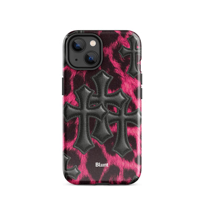 Leopard Cross iPhone Case - Blunt Cases